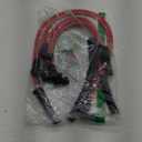 A-Team Performance 6-Cylinder Spark Plug Wire Set - Pack of 6, Red Two-Layer 8.0mm Silicone Wiring - Low-Resistance Ignition Wire Set - Compatible with GMC & Chevy 230/250/292/350 Engines