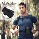 for Google Pixel 9a 2025 Case with 2 Pack Tempered Glass Screen Protector, [Holster Series] Belt Clip Kickstand Heavy Duty Shockproof Protective Cell Phone Case Cover (Black)