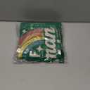 Big Fan of Human Rights  Retro Rainbow TShirt, Size L, Green