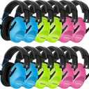 Floriogra 12 Pack Noise Canceling Headphones for Kids, Kids Ear Protection Earmuffs for Autism, Toddler, Children, Noise Cancelling Headphones Sound Proof Earmuffs for Concerts, Air Shows, Fireworks