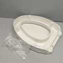 KOHLER 25875-96 Hyten 3" Height, Elevated Soft Close Elongated Toilet Seat, Contoured Seat with Grip-Tight Bumpers, Quick-Attach Hardware, No Slam Toilet Seat, Biscuit