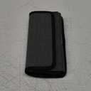 ykooe Rugged Nylon Holster Compatible with iPhone 16/15/14/13/12 Pro Max & Plus,17 Air Models, Galaxy S24/S23/S21/S20 FE Cell Phone Belt Holder for Men, Dark Grey - XL