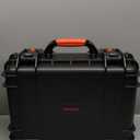 Waterproof Hard Case Compatible with Milwaukee M18 Inflator 2848-20, Air Compressor Carrying Case for Milwaukee Tools, Can Hold 18V 3.0 to 9.0 Ah Battery Packs and Charging Station