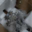 OCTERIC 4Pcs Stocking Holders, Snowflake Pattern Retro Metal Mantel Hooks, Anti-Slip Heavy Duty Solid Cast Iron Mantle Hangers Xmas Dcor for Fireplace Holiday Indoor Decoration