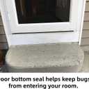 Replacement for Andersen Storm Door Botton Sweep Fin Weatherstrip, Storm Door Parts Compatible with Andersen Pull-Down Storm Door Bottom Seal 43inch, 2pcs