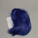 Linfairy Womens Short Blue Bob Wig With Bangs Halloween Costume Cosplay Wig