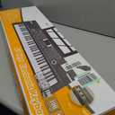 61 Key Keyboard Piano, Portable Electronic Keyboard Piano for Beginners with Speakers, Microphone, Sheet Music Stand, 100 Voices, 100 Rhythms, Digital Music Keyboard for Teen
