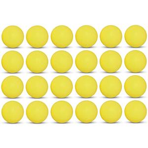 Tiger Tail Sports Recreational-Quality (1-Star, 40mm) Ping Pong Balls (Yellow, 24-Pack)