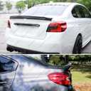 Rear Trunk Spoiler Compatible with 2015-2021 Subaru WRX/WRX STI, Duckbill Fits for 15-21 4 Door Sedan, Exterior High Kick Tail Deck Lid Splitter Wing Lip (Glossy Black)