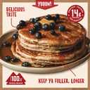 Kodiak Cakes Power Cakes, Pancake & Waffle Mix, Blueberry, High Protein,100% Whole Grains (Pack of 6)