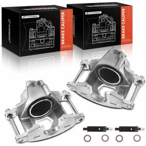 A-Premium Disc Brake Caliper Assembly Without Bracket Compatible with Select Chevy, Cadillac, GMC and Checker Models - C10, C20, R10, R20 Suburban, K5 Blazer, Fleetwood, Brougham, Jimmy - Front