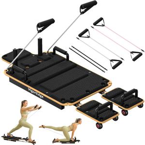 Wooden Pilates Board Reformer for Home Workout
