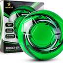 Western Star Soccer Ball Size 4 - Official Match Weight - 6 Designs - Youth & Adult Soccer Players - Attractive and Durable Design - Match Grade Soccer Ball (Helix Green, 4)