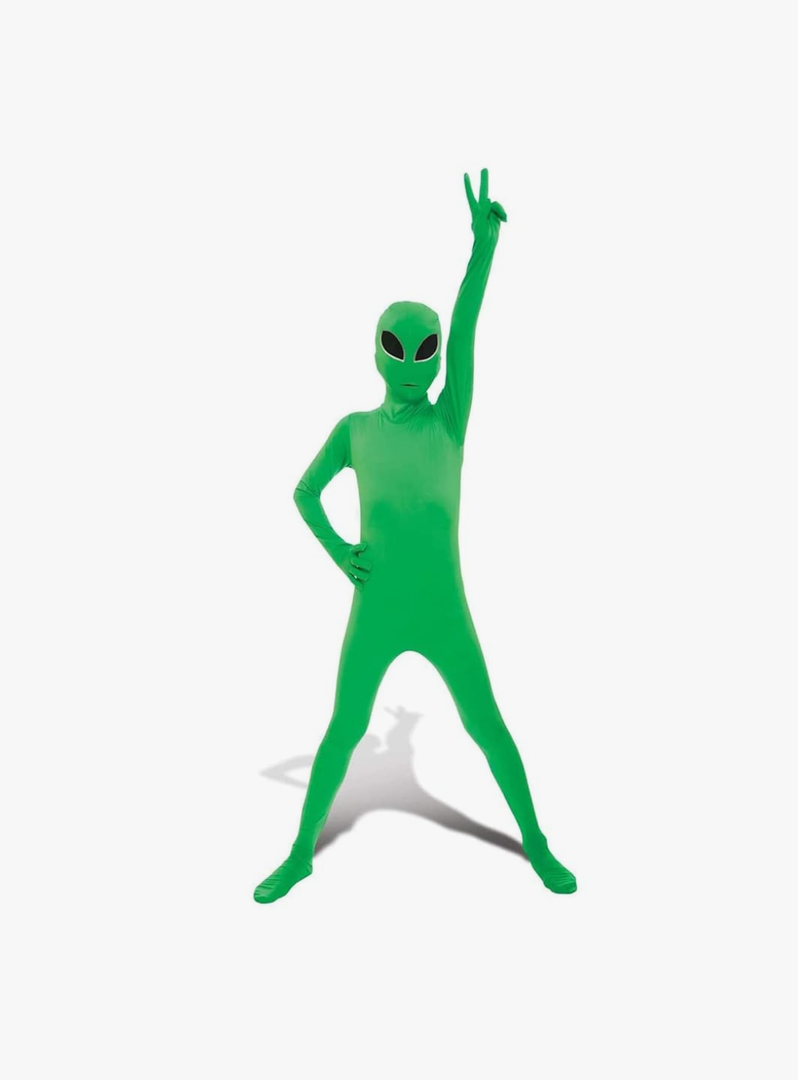 Morphsuits Glow Alien Kids Fancy Dress Costume Size S