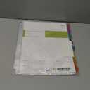 Mr. Pen- Clear Sheet Protectors with Tabs, 8 Tabs, 2 Sets, Clear Plastic Dividers for 3 Ring Binder, Insertable Index Page Divider Multicolor Tabs (Candy)