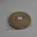 Round Woven Placemats 12 inch Set of 4 - Boho Rattan Placemats Natural Water Hyacinth Placemats, Farmhouse Weave Place Mats, Rustic Braided Wicker Table Mats for Dining Table,Home,Wedding