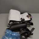 Inflatable Toddler Airplane Bed - Grey Portable Kids Travel Bed with Airplane Seat Extender for Kids - Inflatable Toddler Travel Bed with Manual Pump,Seat Belt and Travel Bag