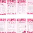 Sinload Happy Galentine's Day Game Cards 8 Games for 10 Guests Galentine Activities The Girl's Night Party Ideas Bachelorette Party Favors Best Friend Valentines Gifts for Women Besties Adults 40 Pcs