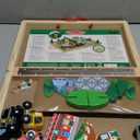 Melissa & Doug Take-Along Railroad Tabletop Playset with Wooden Train Toys, Animals & Scenery Play Pieces, Preschool Learning Toys for Girls & Boys 3+ - FSC Certified