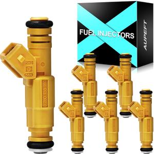 High Performance Fuel Injectors Fits For For:-Jeep Cherokee 1989-1998 Grand Cherokee 1993-1998 Wrangler 1991-1998 Comanche 1987-1992 4.0L Upgrade Replace OE# 0280155710, 0280155700 (6pcs)