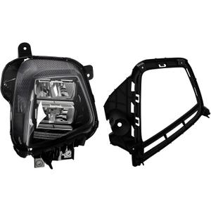 Headlight Assembly Right Compatible with Tucson SEL 2022-2023 w/Bulb Headlamp Passenger Side Front Light HY2503250 92102-CW150 20-17909-00 5pin