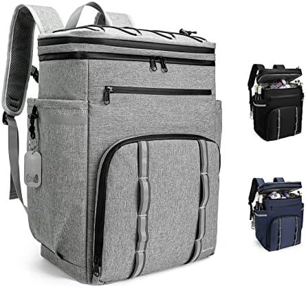 Simaixing Backpack Coolers Insulated Leak Proof, 45 Cans Beach Cooler Backpack, Large Capacity Ice Chest Backpack, Waterproof Soft Cooler Bag Lunch Backpack for Men Women Camping Hiking