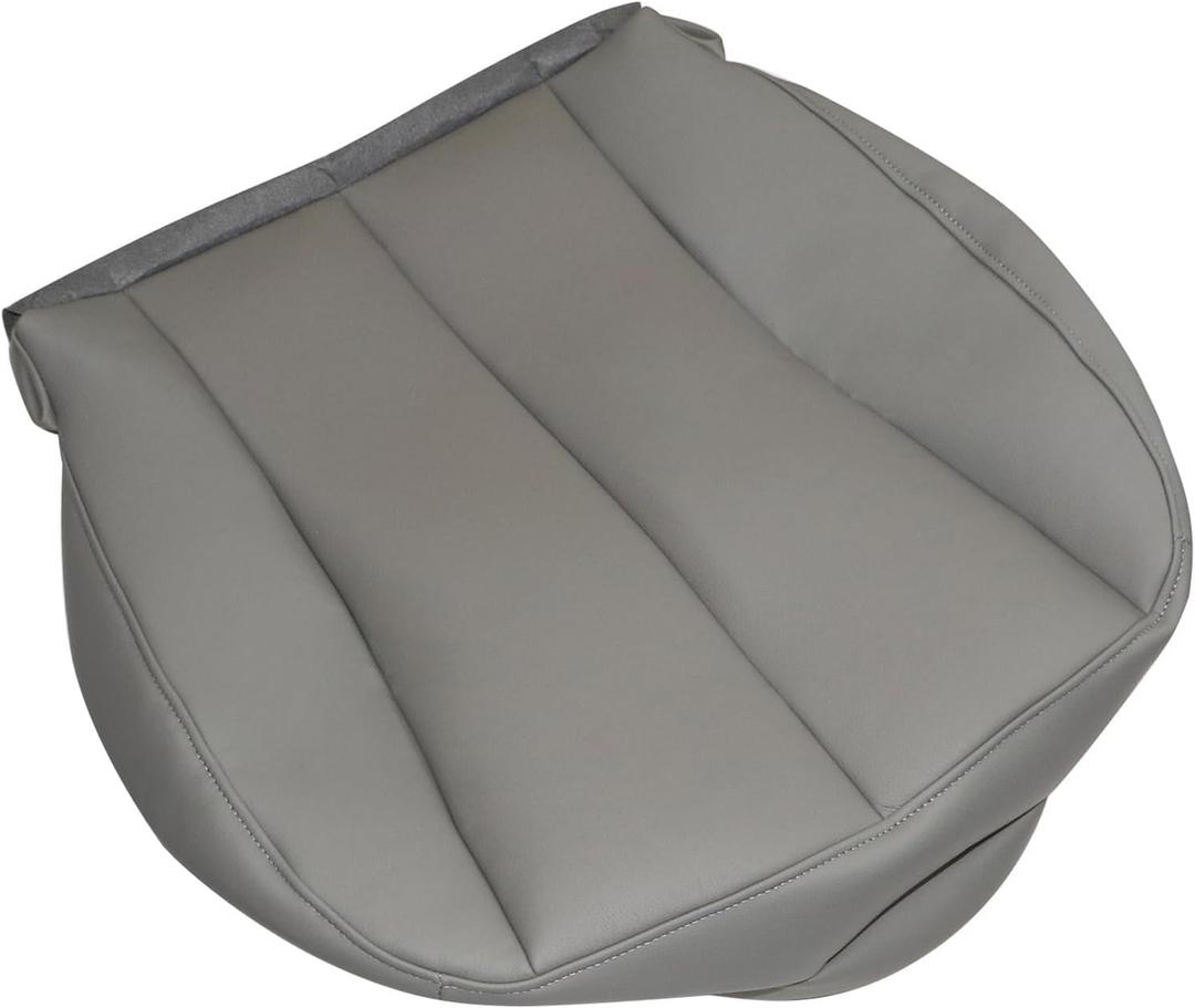 Priprilod Gray Leather Passenger Side Bottom Replacement Seat Cover Compatible with Toyota Camry 2007 2008 2009 2010 2011