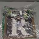 Last Name Year Round Front Door Wreath Front Porch Decoration 26 Letter Welcome Sign with Eucalyptus Garland and Bow Spring Wreaths for Front Door Outside Hanger GarlandR