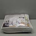 CozyLux Queen Comforter Set Beige - Bed in a Bag Queen Size 7 Pieces, Luxury Soft Bed Set for All Seasons, Bedding Set with Down Alternative Comforter, Sheets, Pillowcases & Shams