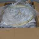 27.5" Table Lamps Set of 2, Touch Bedside Lamps with USB C+A Ports, 3 Way Dimmable Nightstand Lamps for Bedroom, Living Room, Office, Black Lamp with Beige Lampshade, Bulbs Included