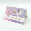 2 x Gooji 4x6 Purple Butterfly Thank You Cards Multipack with Envelopes Bulk 20-Pack Peel-and-Seal Envelopes, Birthday Party, Baby Shower, Bridal Shower, Weddings, Small Business