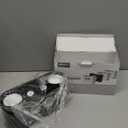 Toothbrush Holder,Multi-Functional Wall Mounted Toothbrush Holder,Toothpaste Dispenser for Bathroom with 2 Toothpaste Squeezers,5 Toothbrush Slots and 4 Cups(Black)