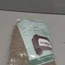 YEMYHOM Ottoman Cover Latest Jacquard Design High Stretch Folding Storage Footstool Protector Rectangle Removable Slipcover (Ottoman Large, Khaki)