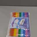 BenLouis 12 Frozen Mini Coloring Books Kids with 12 Stacking Crayons Winter Snowflake Themed Party Favors Small Activity Books Bulk for Kids Frozen Christmas Classroom Party Gift Goodie Bag Stuffers