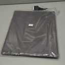 Multi-Use Storage Bags, Quilts, Blankets, Foldable Wardrobe Storage Bag with Zipper, with Transparent Window for Clear Viewing of Contents (15x13x4.7 in 2pcs*Gray)