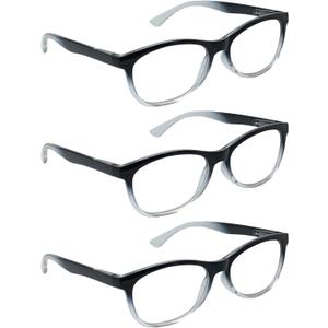 One Power Auto focus Reading Glasses Readers, Dial Vision Auto Adjust Eye Glasses Flex Clear Focus Optic .5-2.5x Strength