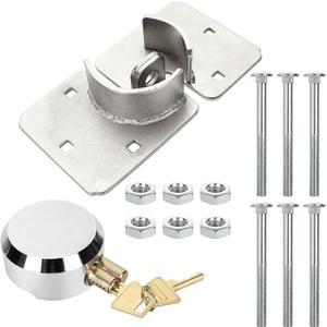 Van Locks, Hidden Shackle Padlock, Hidden Shackle Locks Keyed Alike with Hasp, High Security, for Trailer, Vans, Gates