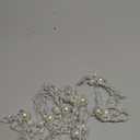 8 Pcs White Christmas Spider Ornament Glitter Beaded Spider Hanging Ornaments Decorations for Christmas Tree Holiday Decor Gift