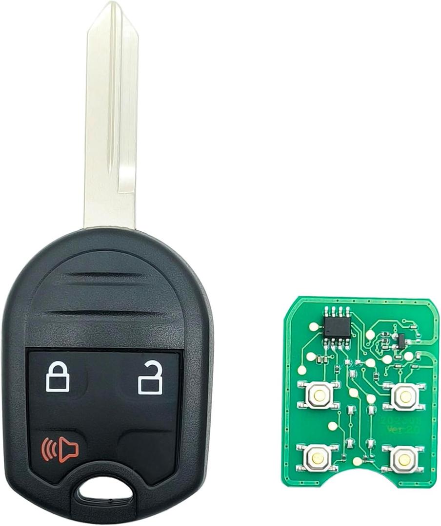 Replacement Key Fob fits for Ford F-150/F150 F-250 F-350 Super Duty F-450 F-550 F-650 Explorer Expedition Keyless Entry Key Fob CWTWB1U793 (3 Button)