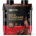 Optimum Nutrition Gold Standard Protein Shake, 24g Protein, Ready to Drink Protein Drinks, Chocolate, 11 Fl Oz, 12 Count (Pack of 1) (Packaging May Vary)