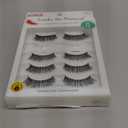 KISS Looks So Natural, False Eyelashes, 'Shy', 12mm, Includes 5 Pairs Of Lashes, Easy to Apply, Reusable Lash Clusters