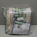 Area Rugs 3'x5' Washable Non-Slip, Floral Vintage Distress Print Pattern Medallion Carpet for Living Room Bedroom Dining Room, Beige Navy Blue Orange Colorful