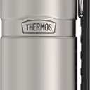 THERMOS Stainless King Vacuum-Insulated Beverage Bottle, 68 Ounce, Matte Steel
