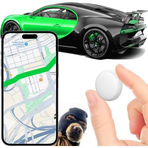 GPS Tracker for Vehicles, Cars, Kids, Pets, and Motorcycles | Real-Time Location Tracking | No Monthly Fee No Subscription | Mini Hidden GPS Tracker Device for Car, Dog, Elderly, and Personal Use