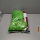 Christmas Santa Costumes Adult Funny Cosplay 8pcs Green Santa Costume,Men's Luxury Velvet Santa Claus Costume for Men