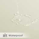 NICETOWN Fade Resistant Outdoor Patio Curtains Waterproof 2 Panels, Xenon Arc Tested Grade 4 Fade Proof, W52xL84 in Thermal Insulated UV Protection Drapes for Sunroom & Pergolas, Light Beige