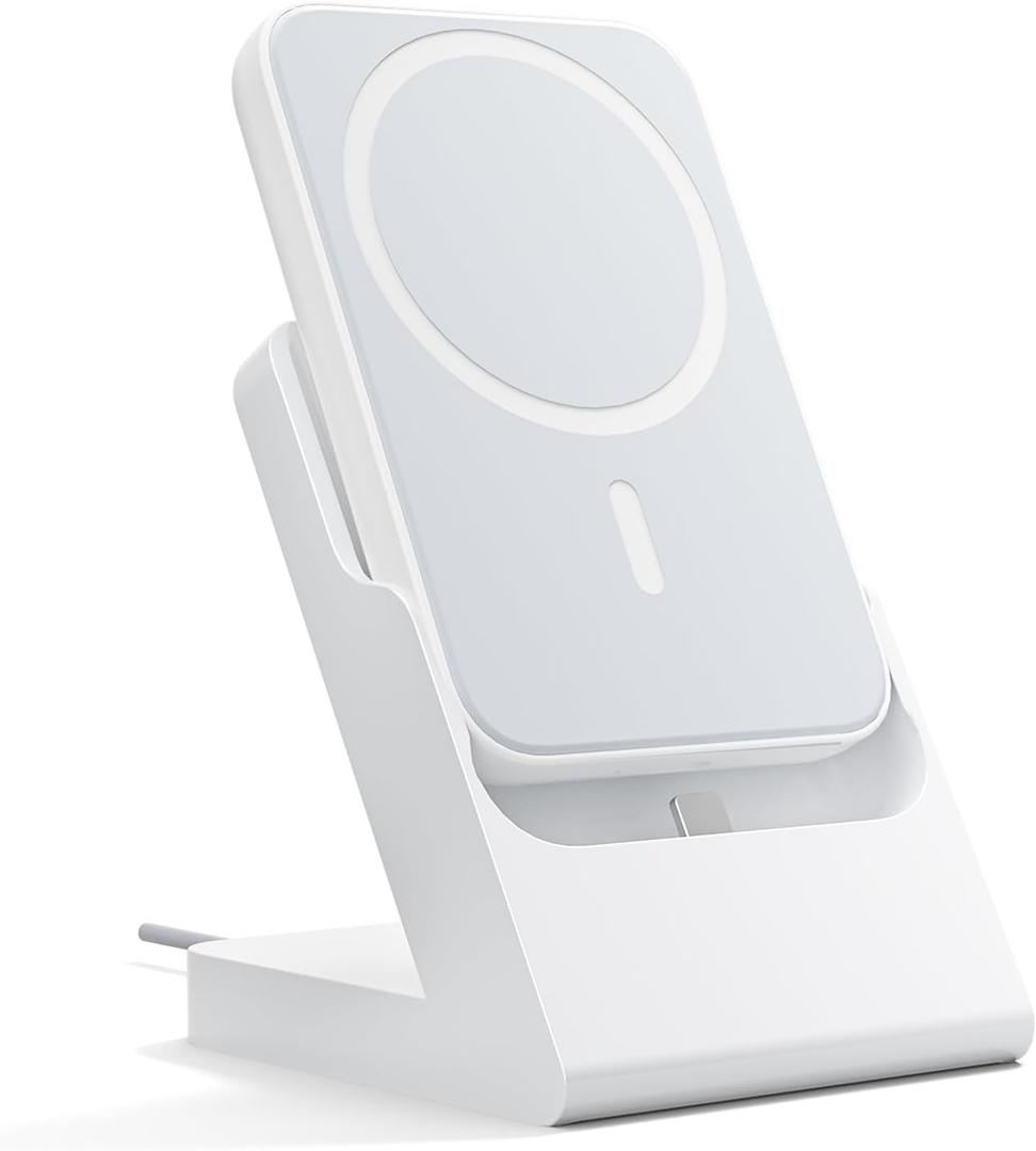 ICARERSPACE Phone Stand for MagSafe, Anti Slip Detachable Premium Silicone Charging Stand Holder Compatible with MagSafe Battery Pack