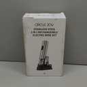 CIRCLE JOY Electric Wine Opener 7-in-1 Stainless Steel Rechargeable Electric Wine Bottle Opener Gift Set with Automatic Vacuum Pump, Foil Cutter, Wine Pourer, 2 Vacuum Stoppers & Charging Station