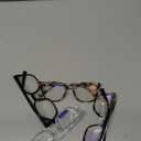 EYEURL Cat Eye Reading Glasses for women - 5 Pack Blue Light Blocking Reading Glasses Ladies +2.50 Fashion Square Frames Magnification with Spring Hinge (Black/Clear/Tortoise/Purple Red/White Tortoise)