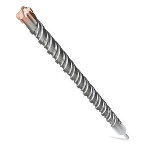 SDS Plus Rotary Hammer Drill Bit, 1-1/2"×24"（38mm×600mm） - 4 Carbide Cutting Edges & Coated Head | Heavy-Duty for Masonry, Concrete, Natural Stone, Brick Walls